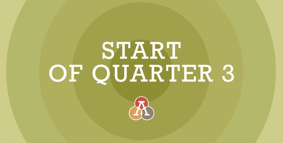 Start of Quarter 4 – Athlos Academy of Utah